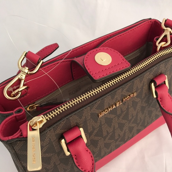 Michael Kors Kellen XS Satchel Lipstick Pink - Picture 4 of 8